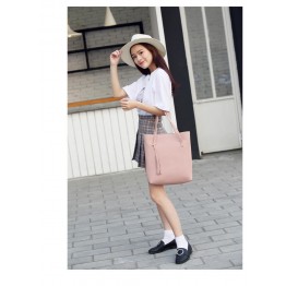 Women’s tassel tote leather extra soft multi-color high quality handle shoulder handbag